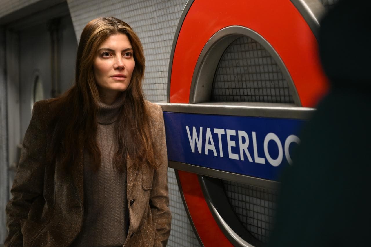 Laila at Waterloo underground station